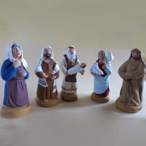 creche blanche santons arlatenco