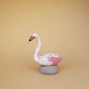 Flamant rose petit nid santon arlatenco