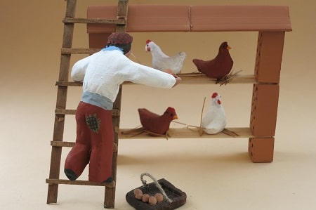 ramasseur d'oeufs santons arlatenco