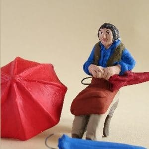 réparateur de parapluies santons arlatenco