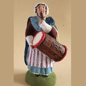 tabourinaire marseillaise tambourin fleuri santons arlatenco